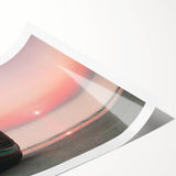 Extra large wall art featuring line art flowers on a rolled print, ideal for large living room decor.