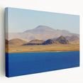 Large canvas art featuring a serene Tibetan landscape in muted earth tones, ideal for kitchen wall decor.