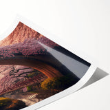 Extra large wall art featuring line art flowers in muted earth tones on a rolled canvas, ideal for large living room decor.