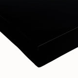 Large art featuring a black and white landscape painting of Nepalese mountains on stretched canvas.