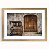 Extra large abstract art print of a textured Philippine landscape in gold frame, ideal for living room decor.