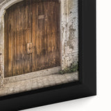 Black wall art featuring a textured, colorful Philippine scenery on a framed canvas, ideal for living room decor.