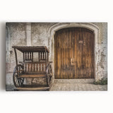 Black and white stretched canvas featuring a serene Philippine landscape, ideal for kitchen wall art.