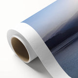 Art Deco poster featuring a serene Taiwanese landscape in pastel shades on rolled canvas, suitable for nursery wall art.