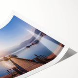 Extra large wall art featuring line art flowers in subtle hues on a rolled print, suitable for large living room decor.