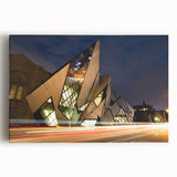 Black and white photograph of Ontario scenery on large stretched canvas, suitable for kitchen art.