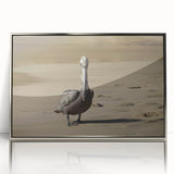 Framed acrylic print of a Puerto Rican Caribbean scenery in vivid blue and green tones, ideal for modern art wall decor.