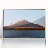Framed acrylic print of a serene Nicaraguan landscape in soft earth tones, suitable for nursery wall art.