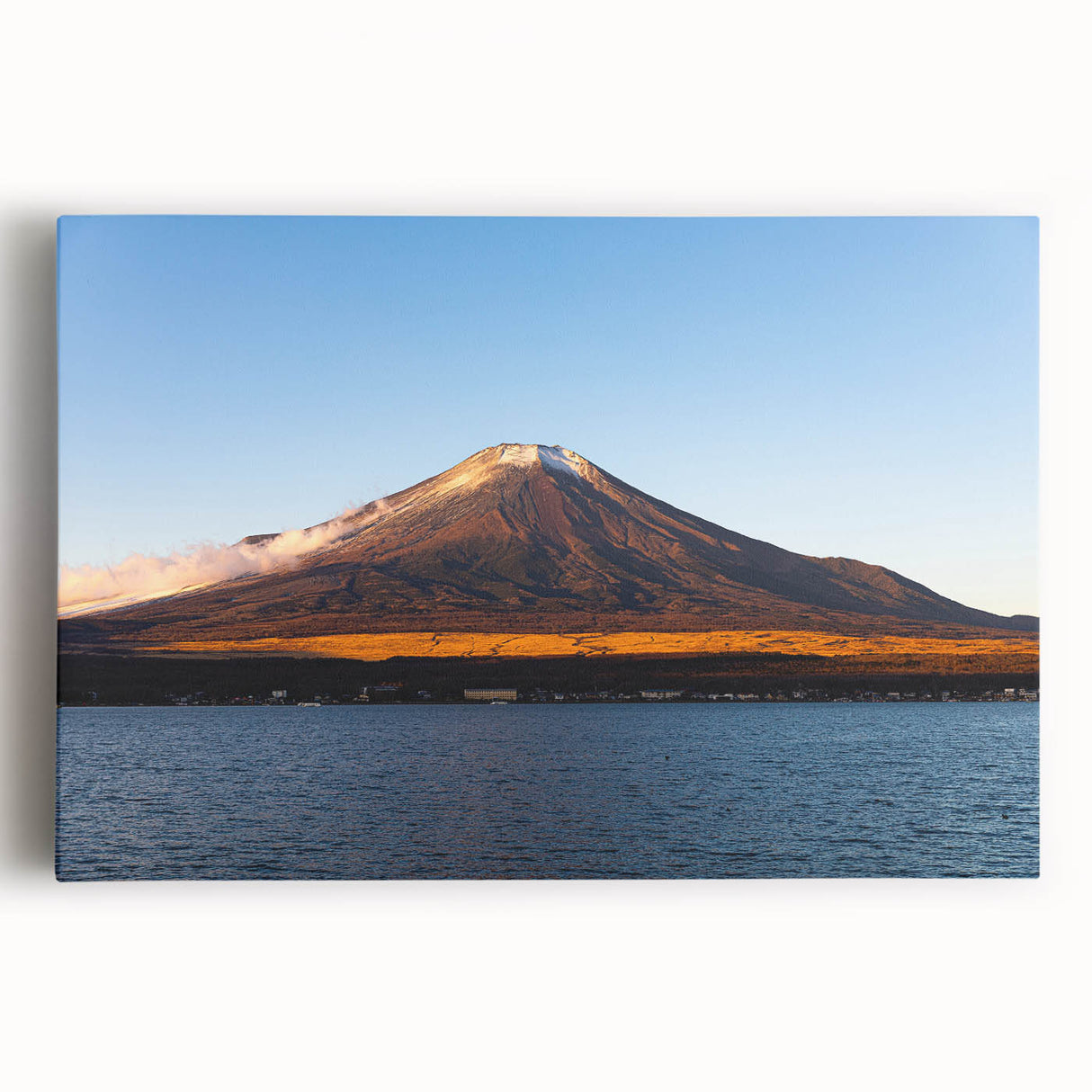 Landscape art painting of a Nicaraguan scenery in vibrant colors on stretched canvas, suitable for living room decor.