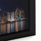 Extra large framed canvas featuring a textured, colorful depiction of a Central American scenery.