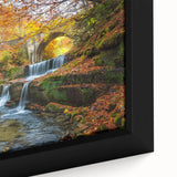 Extra large framed canvas featuring a textured depiction of a Bulgarian landscape in black with colorful accents.
