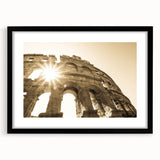 Extra large, textured abstract art print of a vibrant Croatian landscape on a framed canvas, ideal for living room decor.