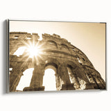 Landscape art painting of a Croatian coastal scene on framed canvas, featuring vibrant blues and greens.