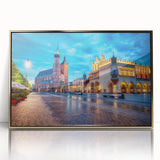 Art deco poster of Prague skyline in gold and black tones on acrylic, ideal for modern art wall decor.