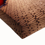 Large art of Prague landscape in black and white on stretched canvas, suitable for bedroom wall decor.