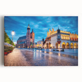Black and white photograph of Prague on stretched canvas, ideal for kitchen wall art or bedroom ambiance.