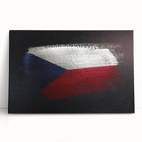 Black and white photo of a European cityscape on a stretched canvas, suitable for kitchen wall art.