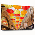 Acrylic print of Piccadilly, England with vibrant street scene colors, ideal for dining room decor.