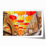 Extra large rolled print of Piccadilly, England featuring muted floral designs, ideal for art wall dining room.