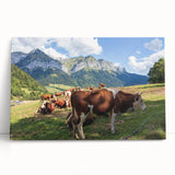 Black and white large art on canvas depicting the French Alps, ideal for kitchen wall art.
