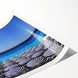 Extra large wall art featuring line art flowers in muted tones on a rolled print, ideal for large living room decor.