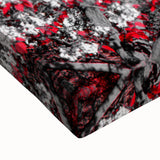 Large art of a black and white Paris landscape on stretched canvas, ideal for bedroom decor.