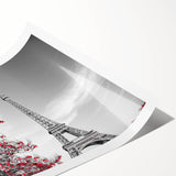 Extra large wall art featuring line art flowers in muted earth tones on a rolled print, ideal for large living room decor.