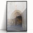 Large abstract wall art depicting a serene Provence landscape in muted earth tones on a black framed acrylic.