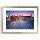 Extra large wall art of abstract Bavarian scenery in muted earth tones, framed in silver, ideal for living room decor.