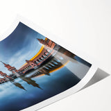 Extra large wall art featuring line art flowers in muted earth tones on a rolled canvas, ideal for large living room decor.