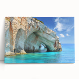 Black and white photograph of a European street scene on large stretched canvas, suitable for kitchen wall art.