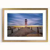 Abstract art print of a European scenery in muted earth tones, framed with a gold mat, ideal for dining room decor.