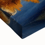 Large art featuring a black and white landscape of the Dolomites on stretched canvas, suitable for bedroom decor.