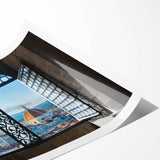 Extra large wall art featuring line art flowers in muted tones, ideal for large living room decor.