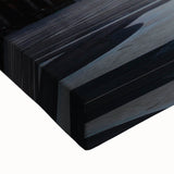 Large art of Milan landscape in black and white on stretched canvas, ideal for bedroom wall decor.