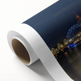 Art Deco poster of a European scenery in Latvia, featuring soft pastel colors on rolled canvas, ideal for nursery wall art.