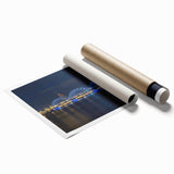 Extra large rolled print of a floral scene in Latvia, featuring soft pastel colors, ideal for classy bathroom wall art.