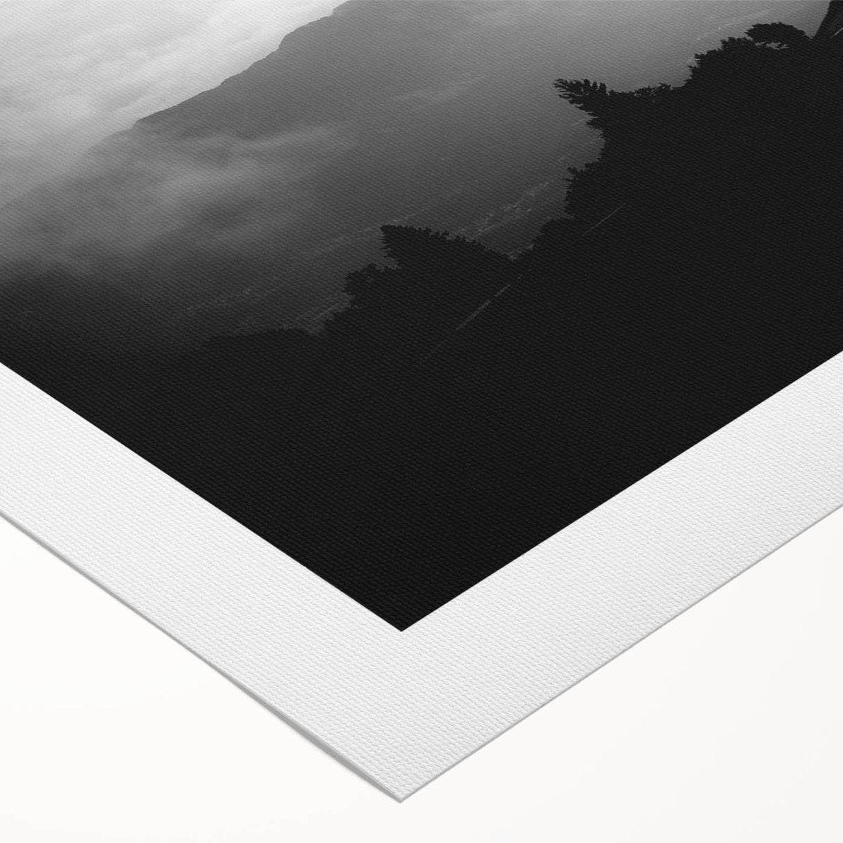 Art deco poster featuring a scenic view of a Slovenian landscape on rolled canvas, suitable for dining room wall art.