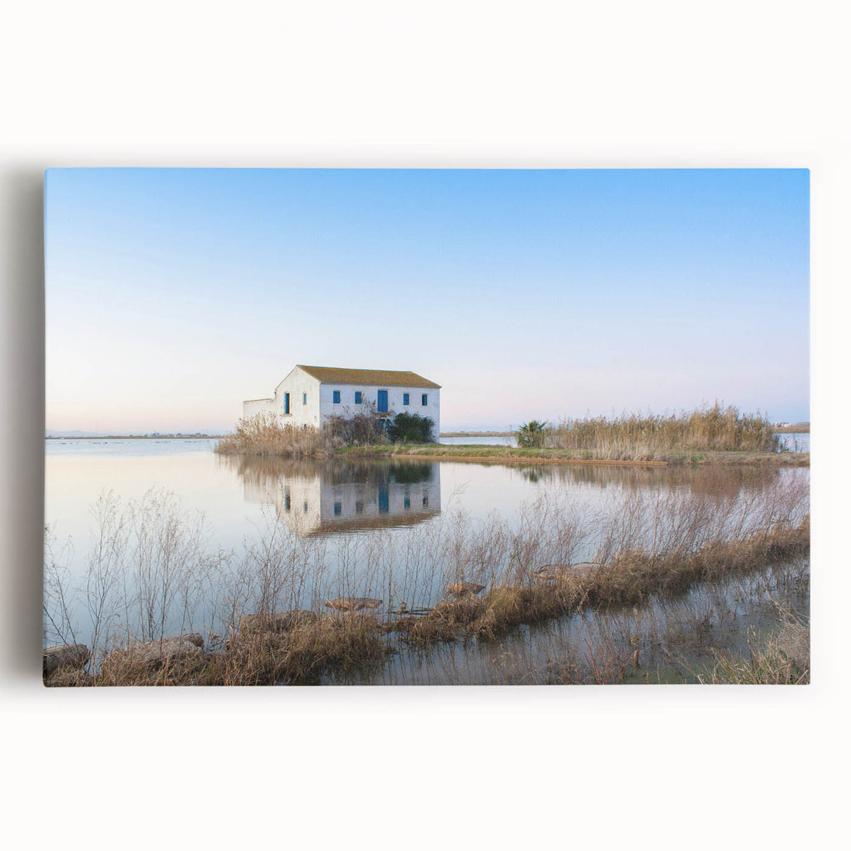 Black and white large canvas print of Valencia's urban landscape, suitable for kitchen wall art.