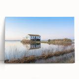 Black and white photo of Valencia scenery on large stretched canvas, suitable as kitchen wall art or bedroom decor.