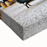 Large art depicting a serene Swedish landscape in black and white on stretched canvas, suitable for bedroom walls.