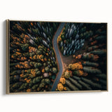 Framed canvas featuring a vintage-style Swiss landscape in muted gold and black tones, ideal for bedroom wall decor.