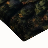 Black and white landscape art painting of a Swiss scenery on large stretched canvas, suitable for bedroom wall decor.