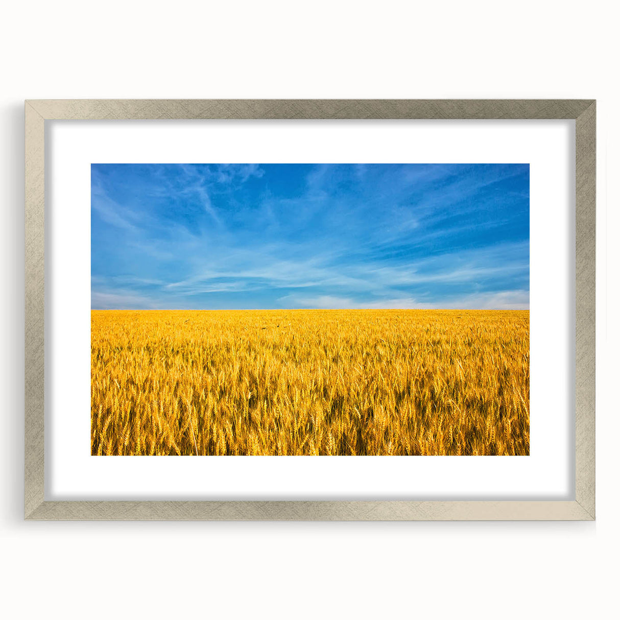 Textured abstract art print depicting a European scenery in muted earth tones on a framed canvas, suitable for bedroom art.