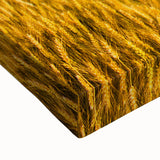 Large art of a black and white landscape painting depicting a serene Ukrainian scenery on stretched canvas.