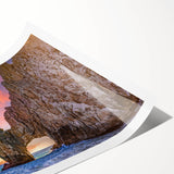 Extra large wall art featuring line art flowers in muted earth tones on a rolled print, ideal for large living room decor.