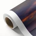 Art deco poster of Cancun scenery with pastel shades on rolled canvas, ideal for nursery wall art.