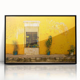 Large abstract wall art of Mexico City in muted gray and black tones, framed in black acrylic.