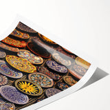 Extra large wall art featuring a line art design of flowers, rendered in black on a white background.