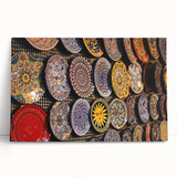 Black and white stretched canvas of Jerusalem skyline, ideal for kitchen wall art or bedroom ambiance.